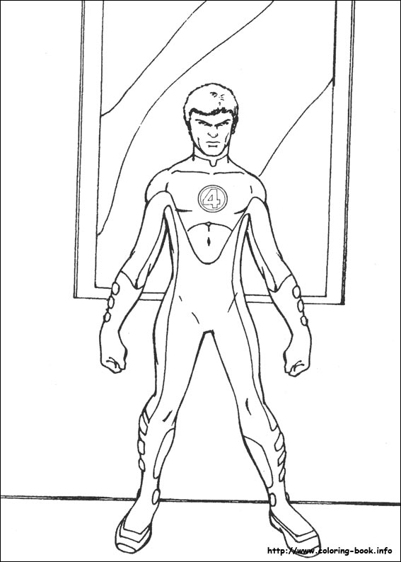 Fantastic Four coloring picture